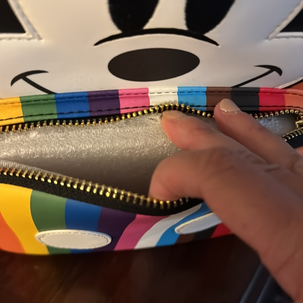 Loungefly Disney Mickey Mouse Pride Mini Backpack - Picture 4 of 4